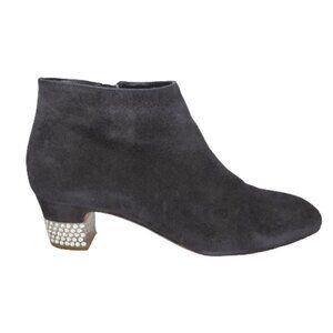 Christian Louboutin Gloria 45 Suede Ankle Booties